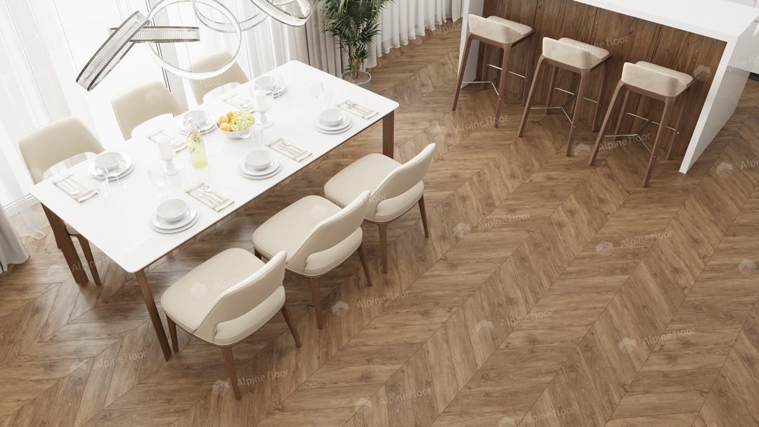 Виниловая плитка Виниловая LVT плитка ECO 20-10 Гевуина Chevron