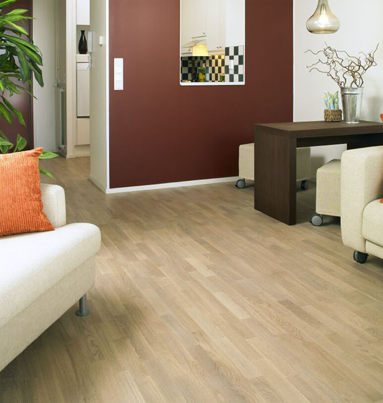Паркетная доска Паркетная доска PolarWood Classic oak neptune white oiled loc 3s