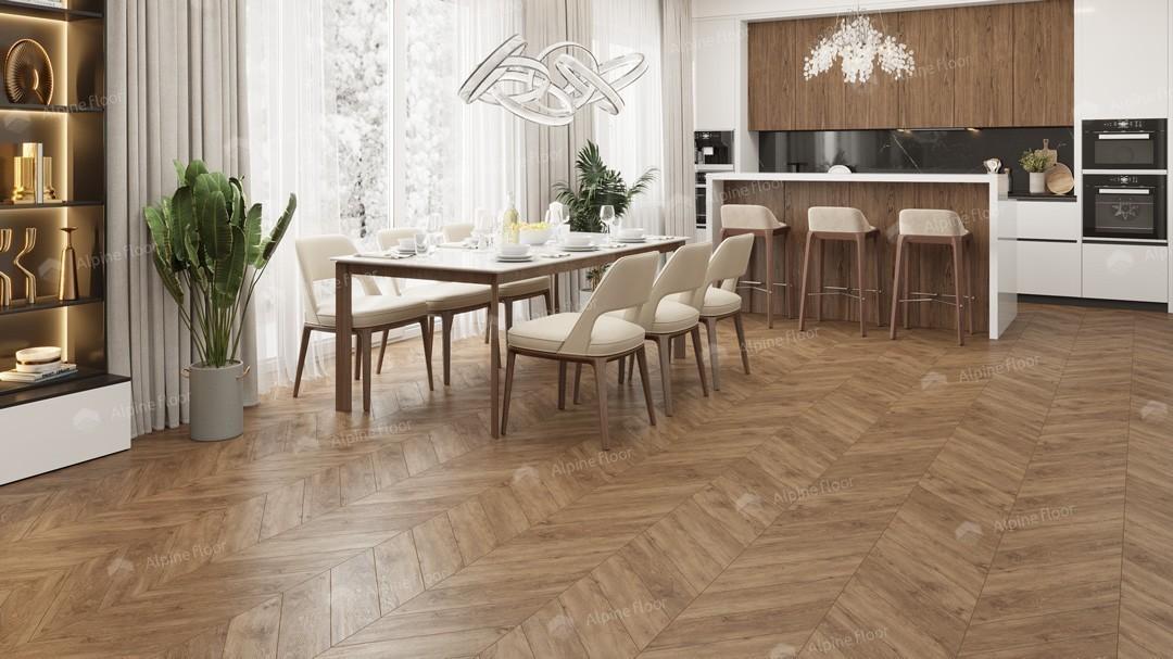 Виниловая плитка Виниловая LVT плитка ECO 20-10 Гевуина Chevron