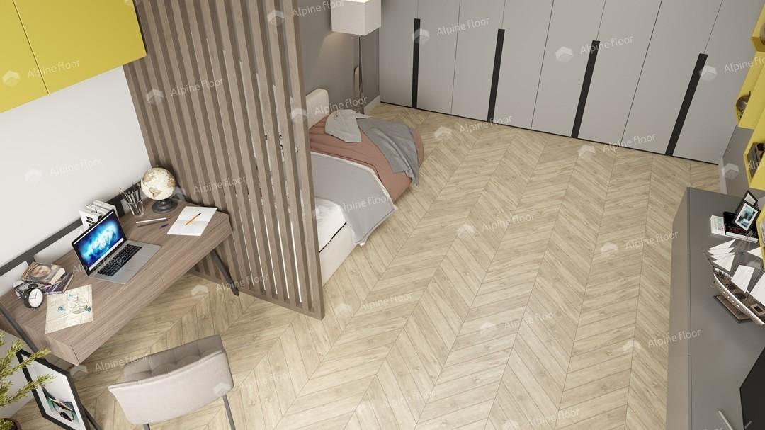Виниловая плитка Виниловая LVT плитка ECO 20-7 Сонома Chevron