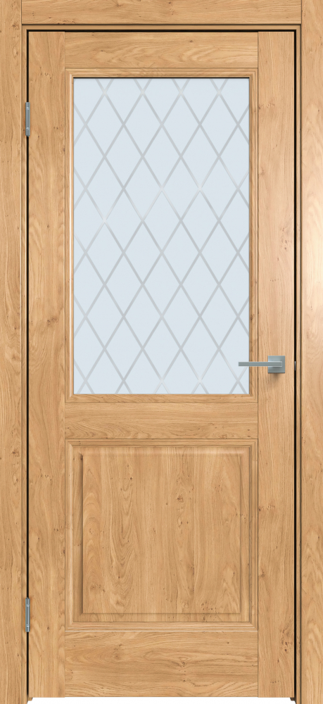 Картинка межкомнатная дверь 657 ПО Дуб винчестер светлый, Ромб