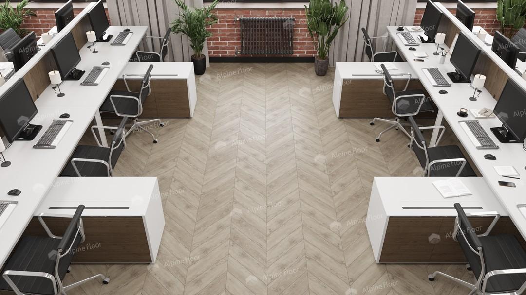 Виниловая плитка Виниловая LVT плитка ECO 20-11 Карите Chevron