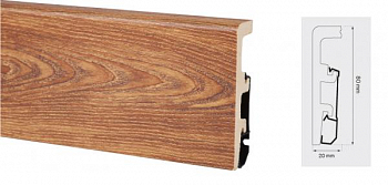 Картинка плинтус Плинтус Integra NATURAL OAK 