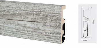 Картинка плинтус Плинтус Integra OREGON OAK 