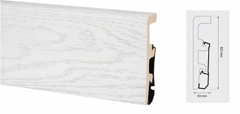 Картинка плинтус Плинтус Integra SNOW ASH 