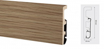 Картинка плинтус Плинтус Integra MANORIAL OAK 