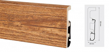 Картинка плинтус Плинтус Integra CALVADOS OAK 